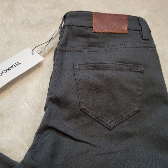 Thakoon Slate Gray Classic Cropped Jean - Picture 3 of 5